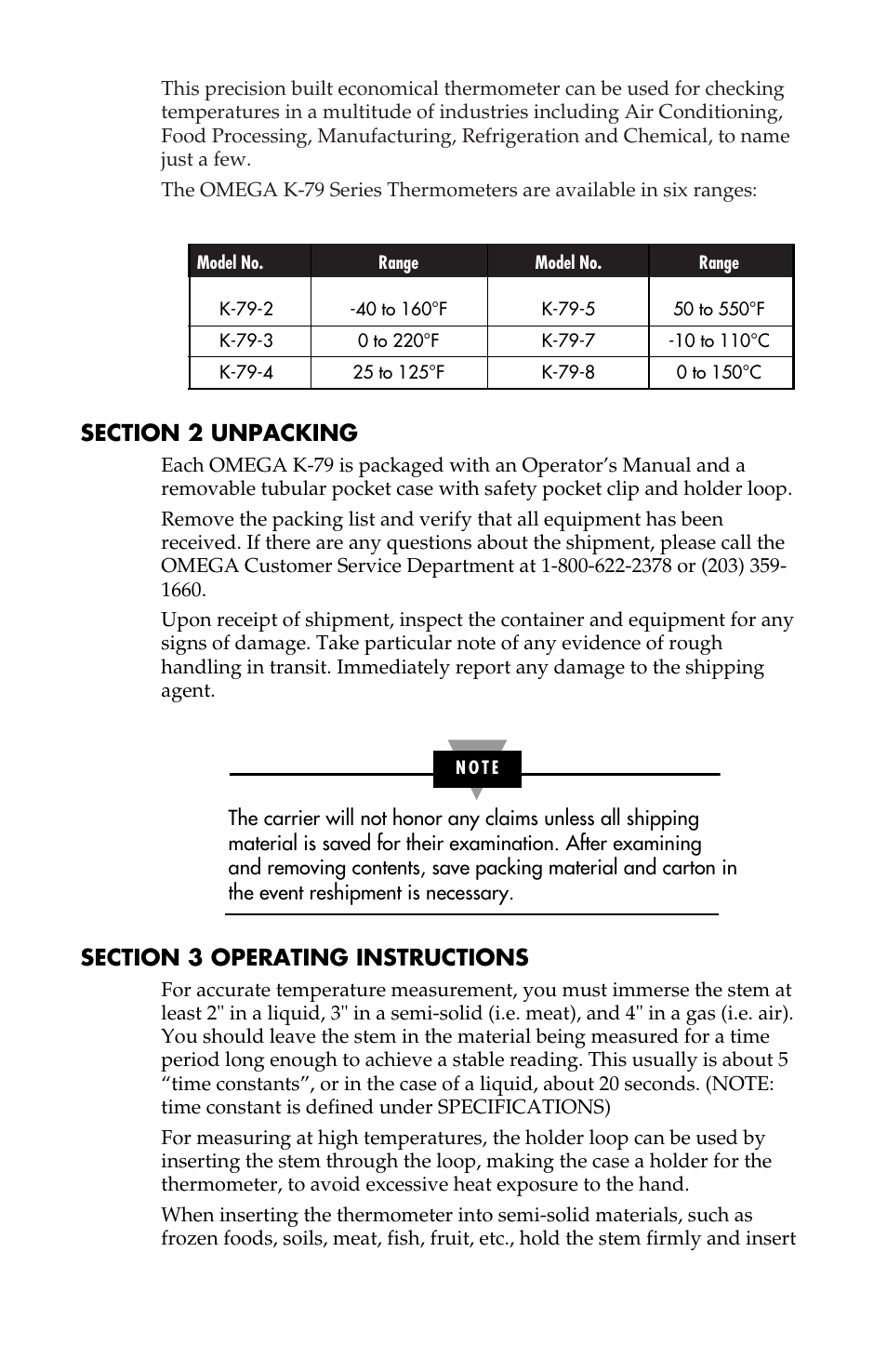 Omega Vehicle Security K-79 User Manual | Page 2 / 4