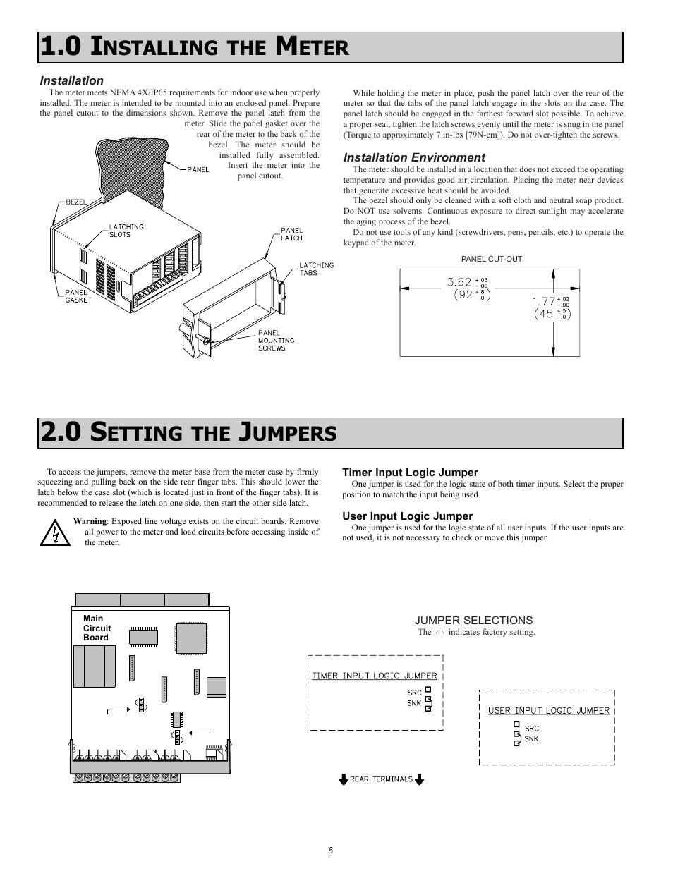 Nstalling the, Eter, Etting the | Umpers | Omega Vehicle Security PTC900 User Manual | Page 6 / 32