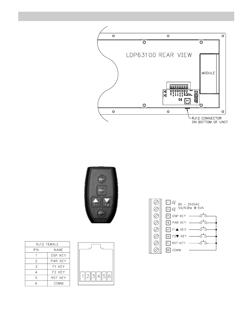 0 wiring and programming the display | Omega Vehicle Security LDP63100 User Manual | Page 7 / 12