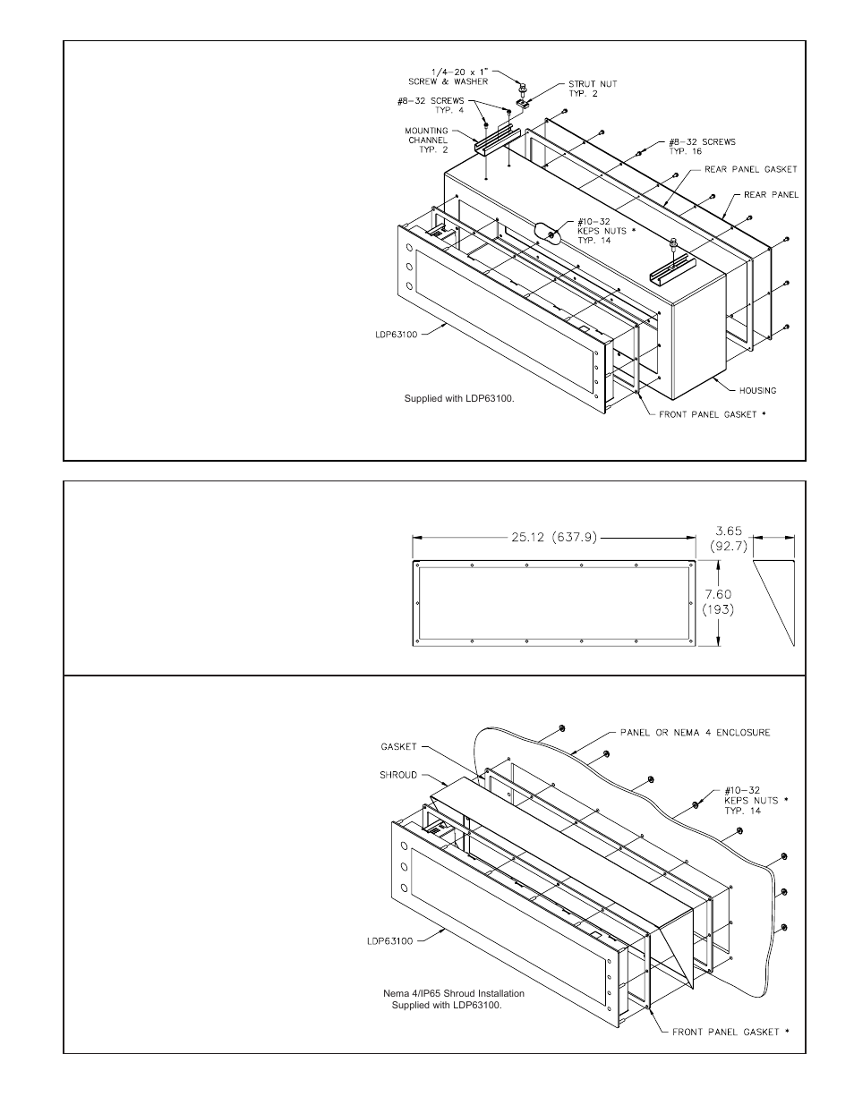 Shroud installation procedure | Omega Vehicle Security LDP63100 User Manual | Page 9 / 12