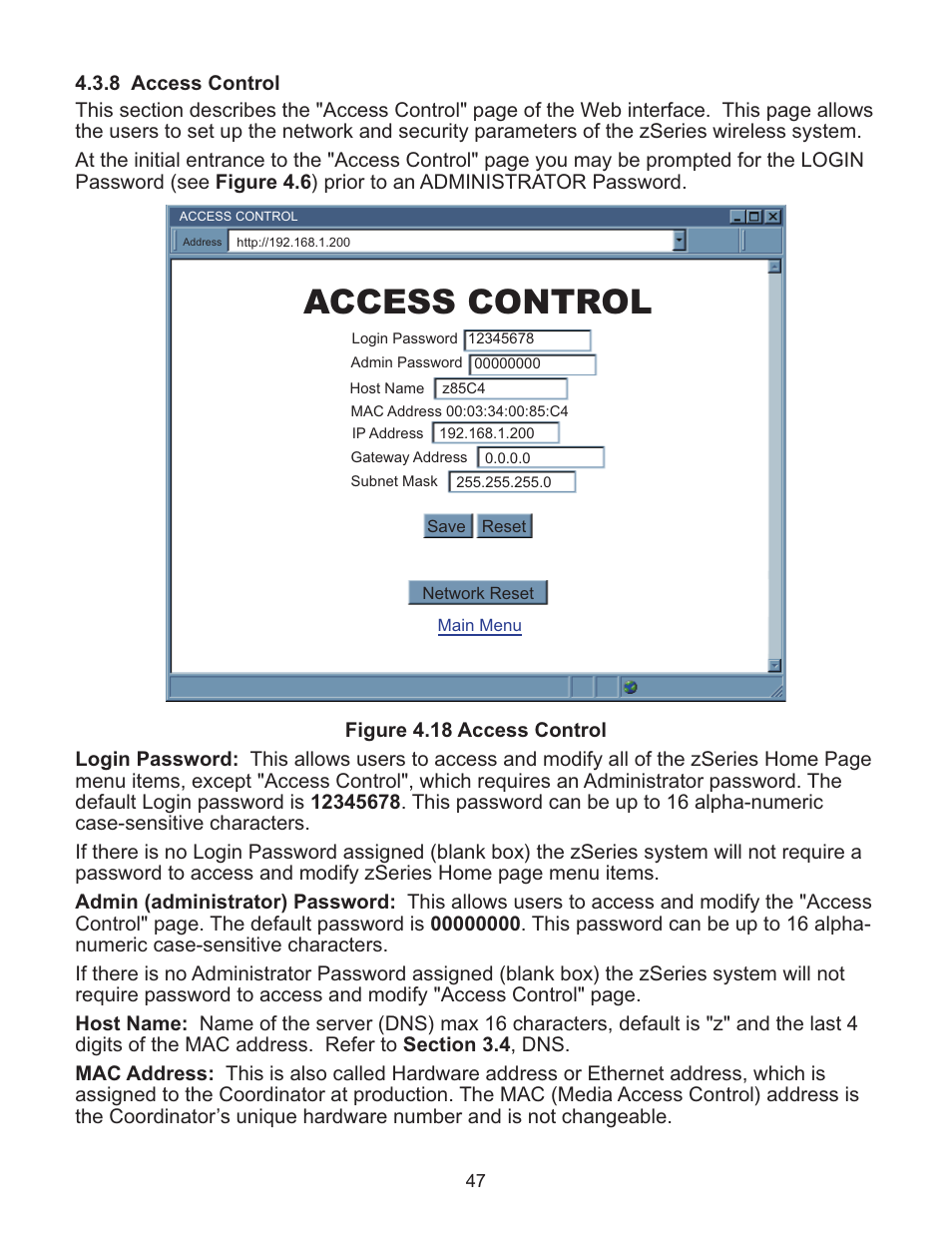 Access control | Omega Vehicle Security Wireless Sensor System zSeries User Manual | Page 53 / 92