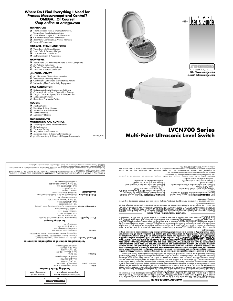 Omega Vehicle Security LVCN700 Series User Manual | 10 pages