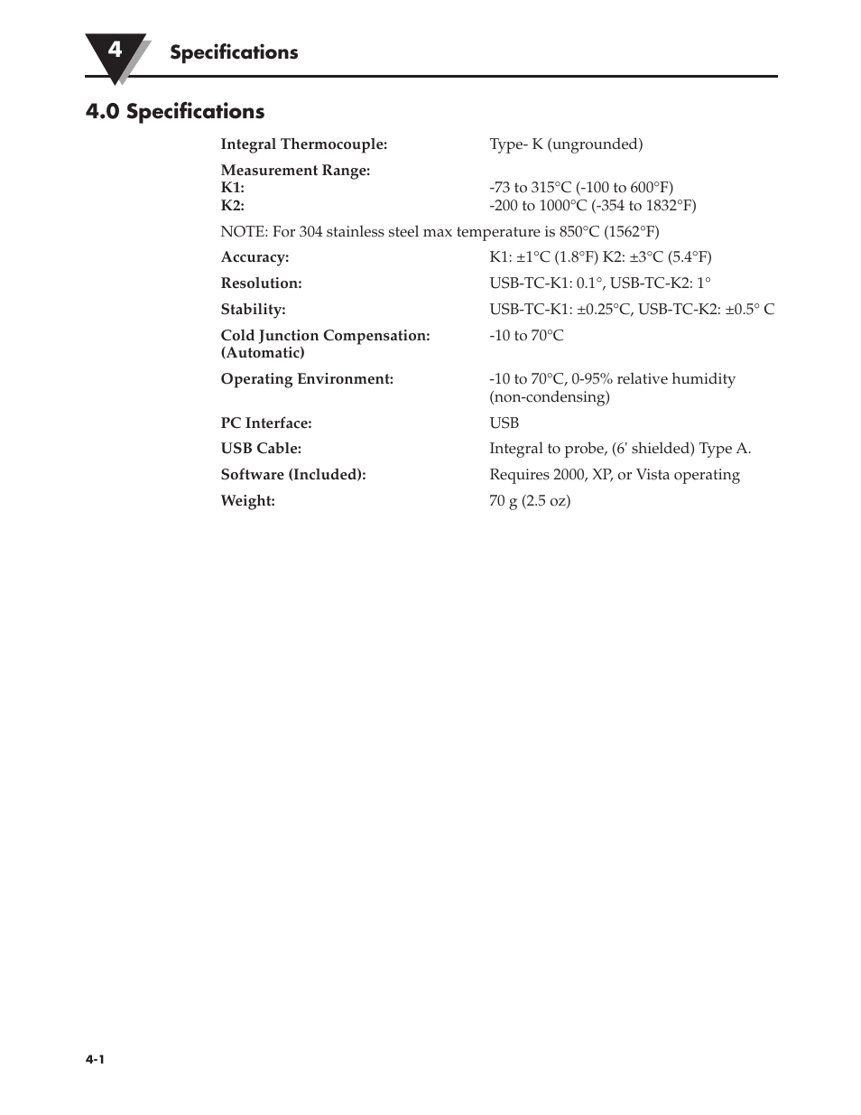 0 specifications | Omega Vehicle Security TJ-USB User Manual | Page 18 / 20