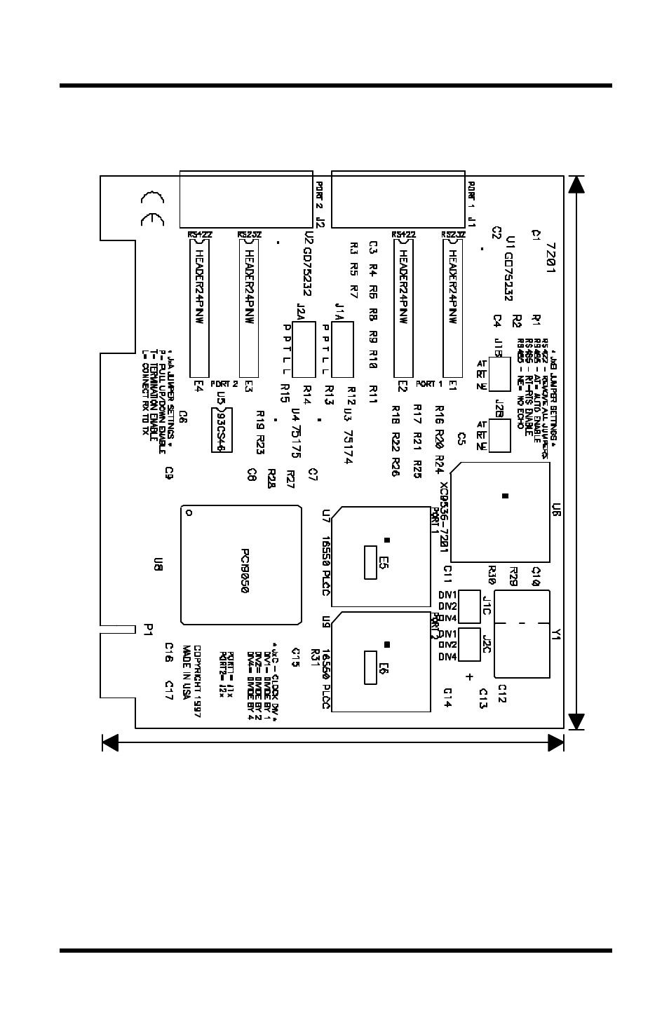 Appendix e - silk-screen | Omega Vehicle Security OMG-COMM232-PCI User Manual | Page 19 / 22