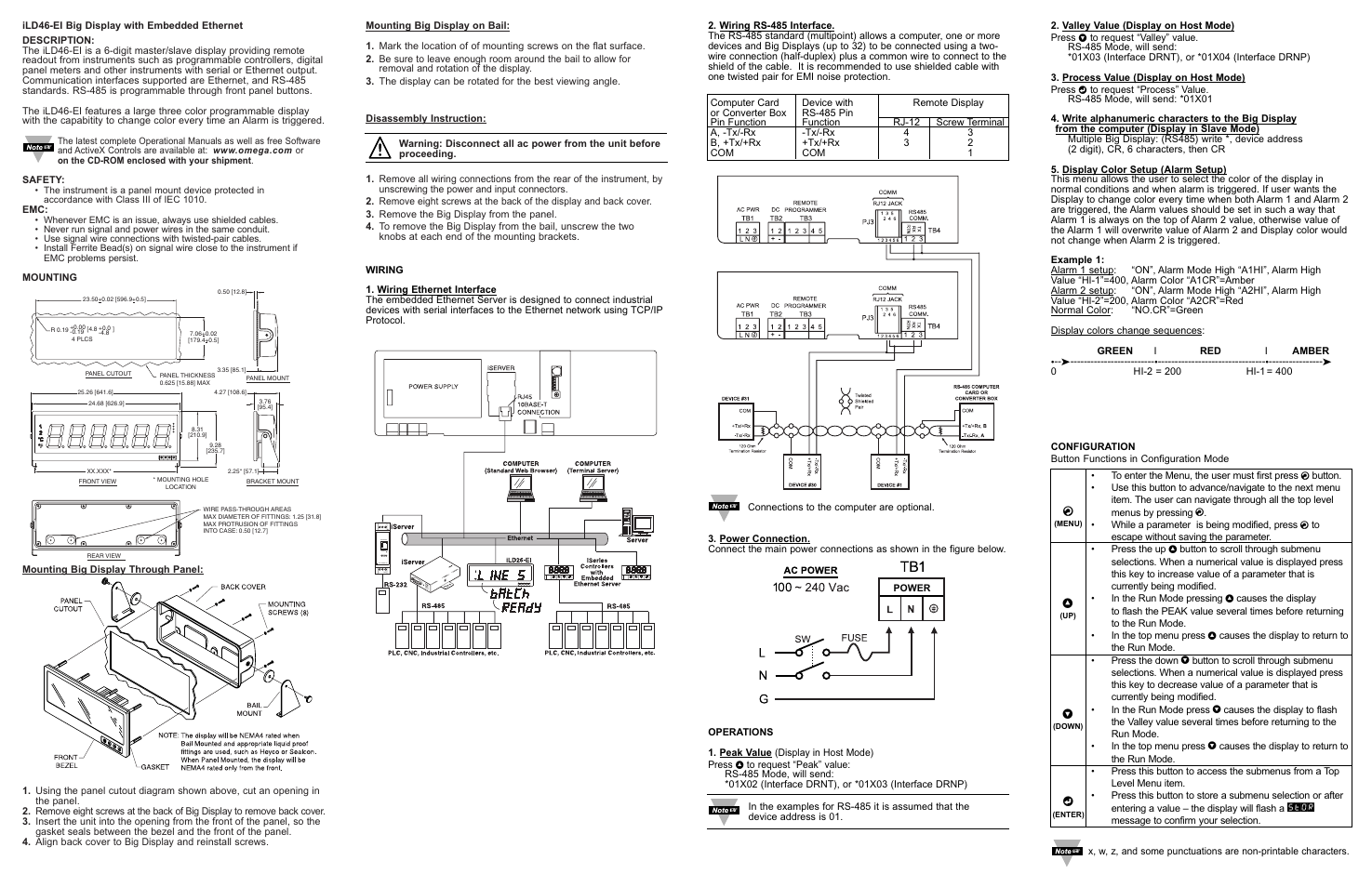 Omega Vehicle Security iLD46-EI Series User Manual | Page 2 / 2