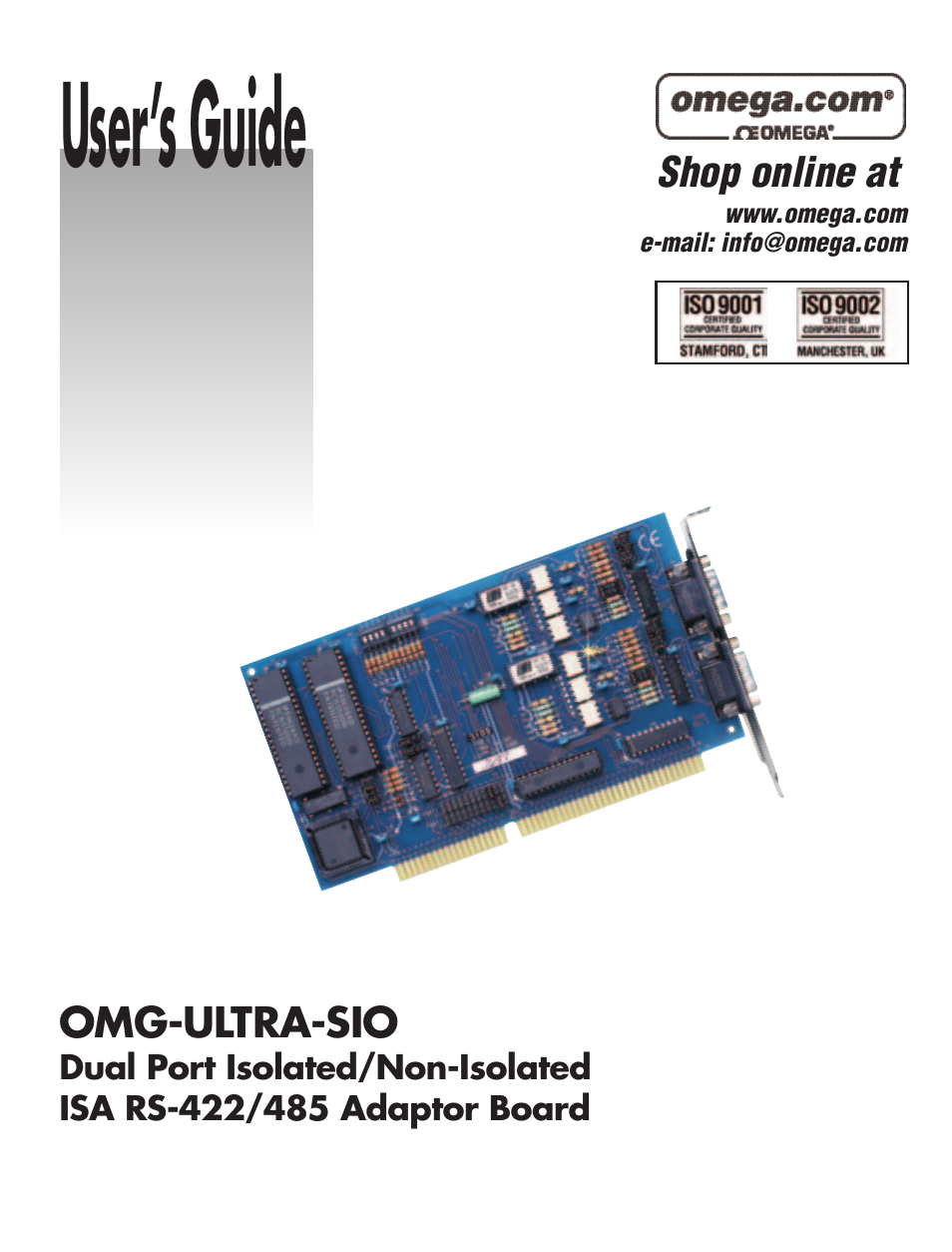 Omega Vehicle Security ISA RS-422 User Manual | 25 pages