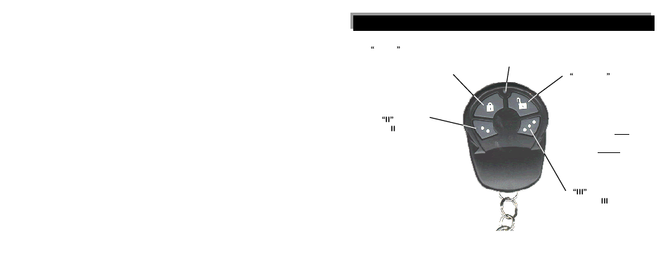 Transmitter functions | Omega Vehicle Security + REC-11 User Manual | Page 3 / 10