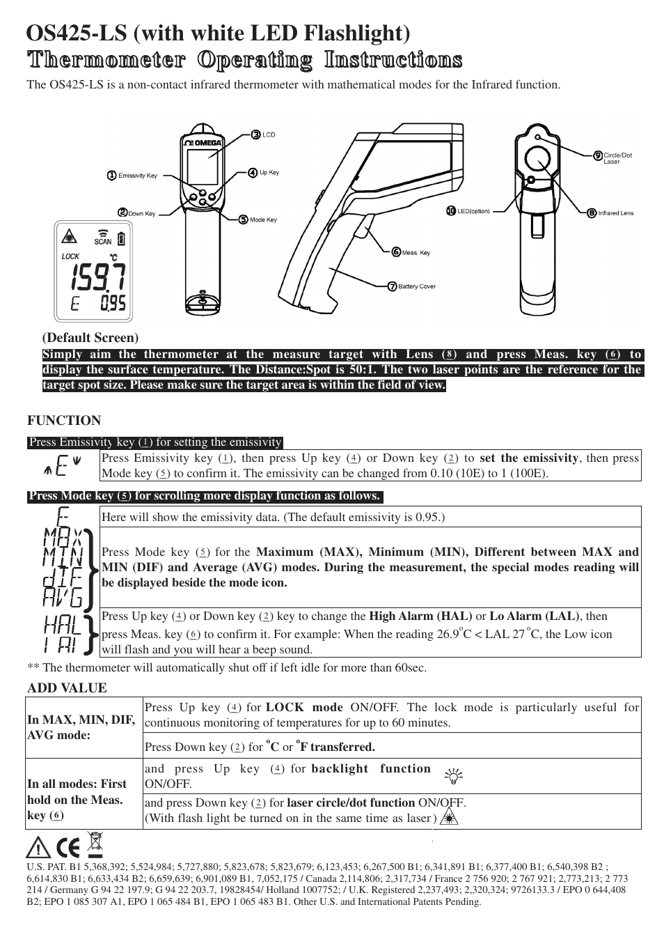 Omega Vehicle Security OS425-LS User Manual | Page 2 / 4