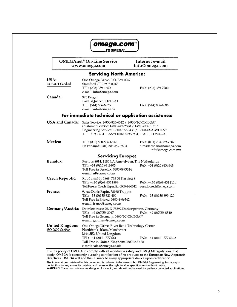 Omega Vehicle Security wall mount Multi-Channel DPS3300 User Manual | Page 30 / 31