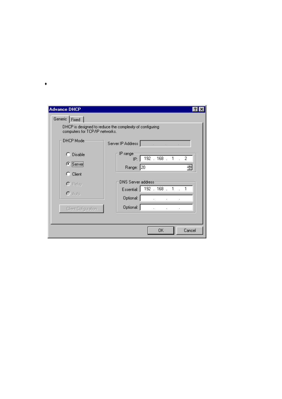 Dhcp | Olicom A400A User Manual | Page 26 / 54