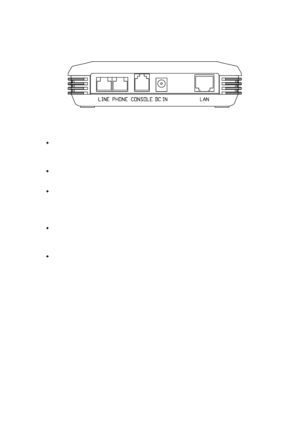 2 rear view | Olicom A400A User Manual | Page 7 / 54