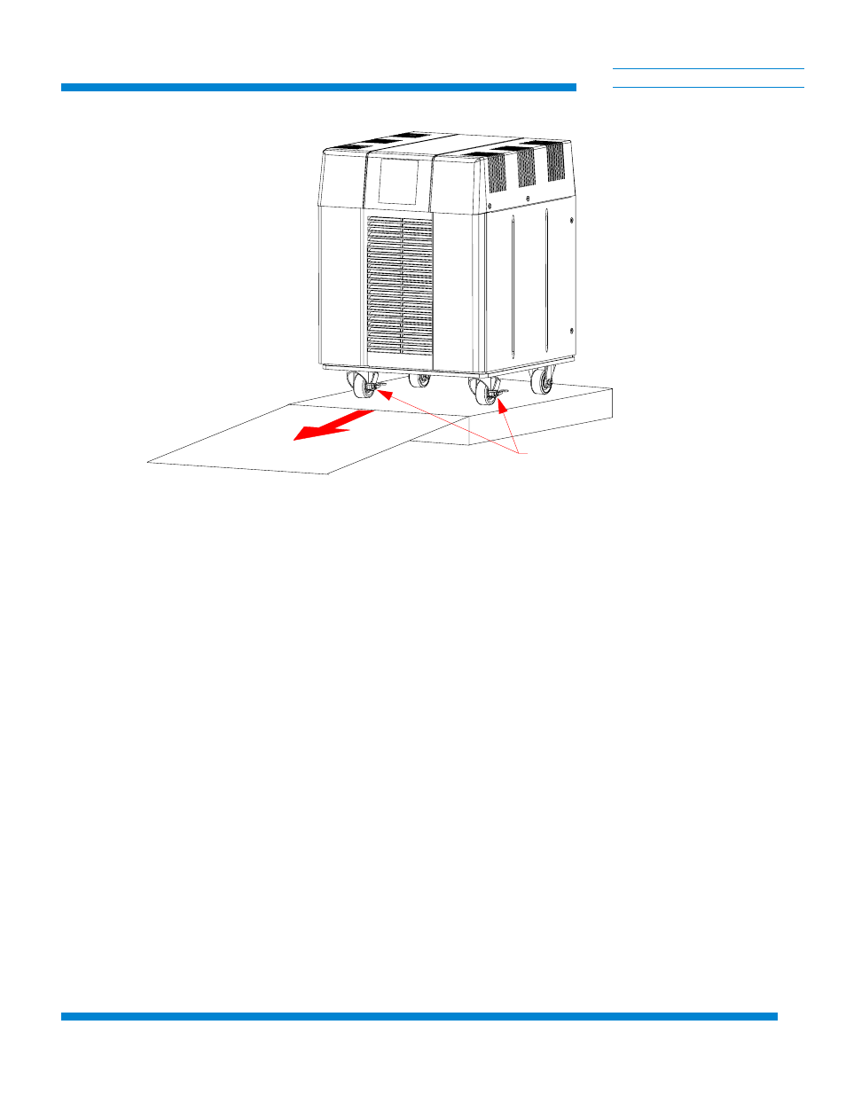 Figure 2-1: using the shipping carton ramp, Compressor inspection, Compressor | Helium static pressure verification, Shipping carton contents, Compressor inspection -2, Figure 2-1: using the shipping carton ramp -2, Ti cryogenics | Olicom 9600 User Manual | Page 23 / 59