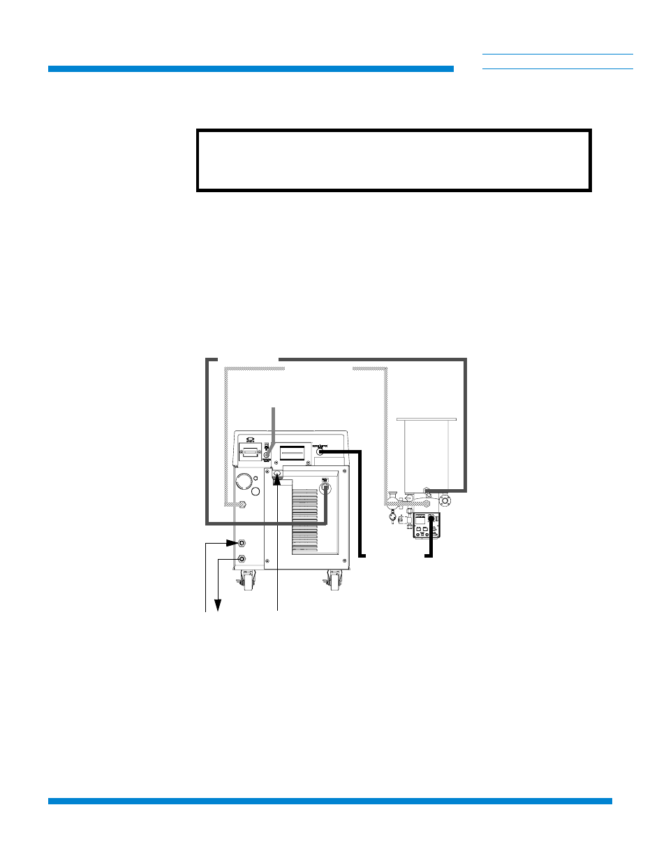 Single on-board cryopump connections, Caution, Helium supply | Figure 3-4: single on-board cryopump connections, Single on-board cryopump connections -9, Ti cryogenics, Single on-board cryopump connections caution | Olicom 9600 User Manual | Page 32 / 59