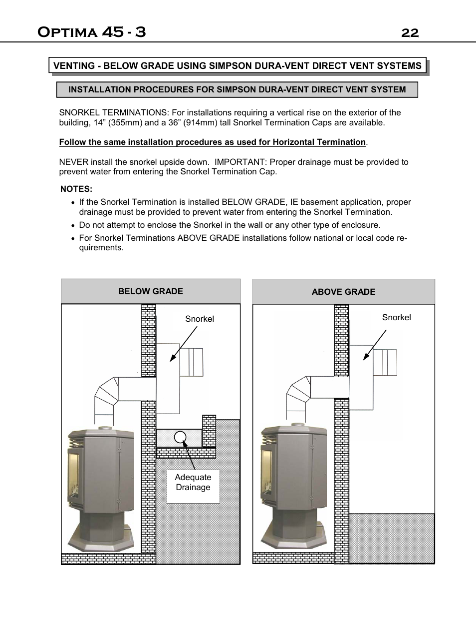 Optima 45 - 3 | Optima Company Optima 45 - 3 User Manual | Page 22 / 49