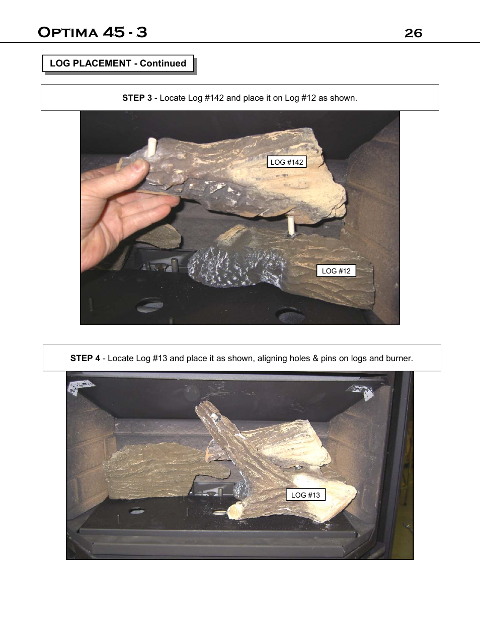 Optima 45 - 3 | Optima Company Optima 45 - 3 User Manual | Page 26 / 49