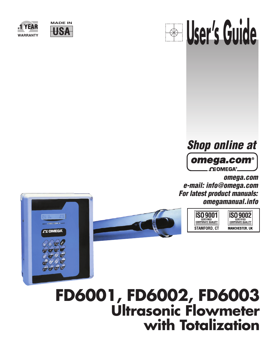 Omega FD6003 User Manual | 47 pages