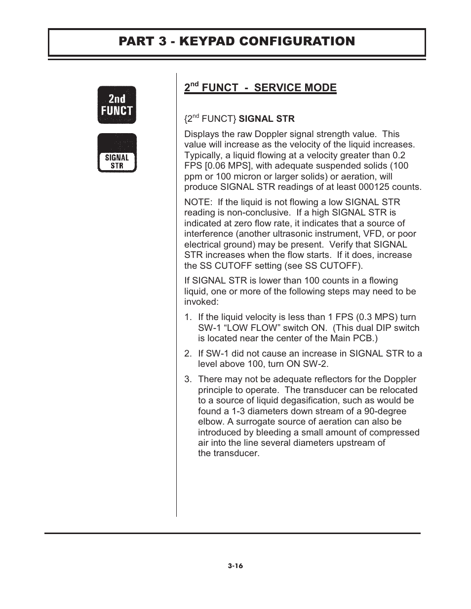 Part 3 - keypad configuration | Omega FD6003 User Manual | Page 32 / 47