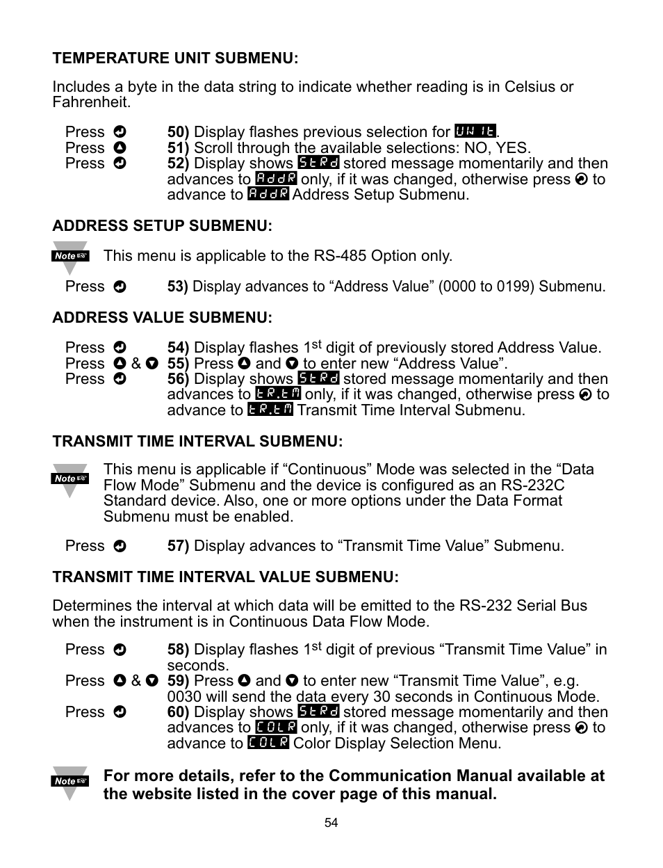 Omega CNI16 User Manual | Page 58 / 72