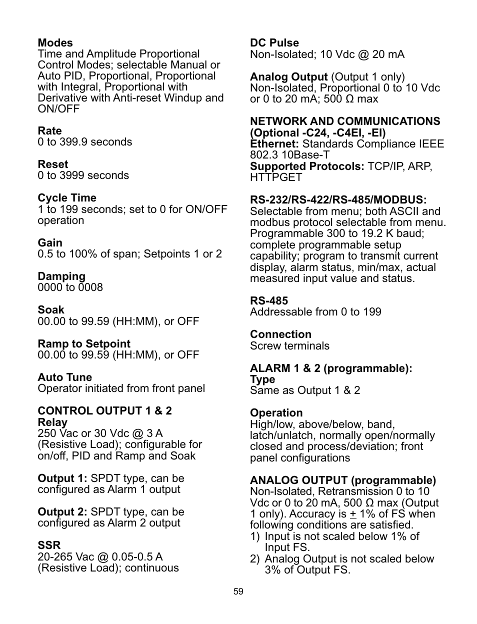 Omega CNI16 User Manual | Page 63 / 72
