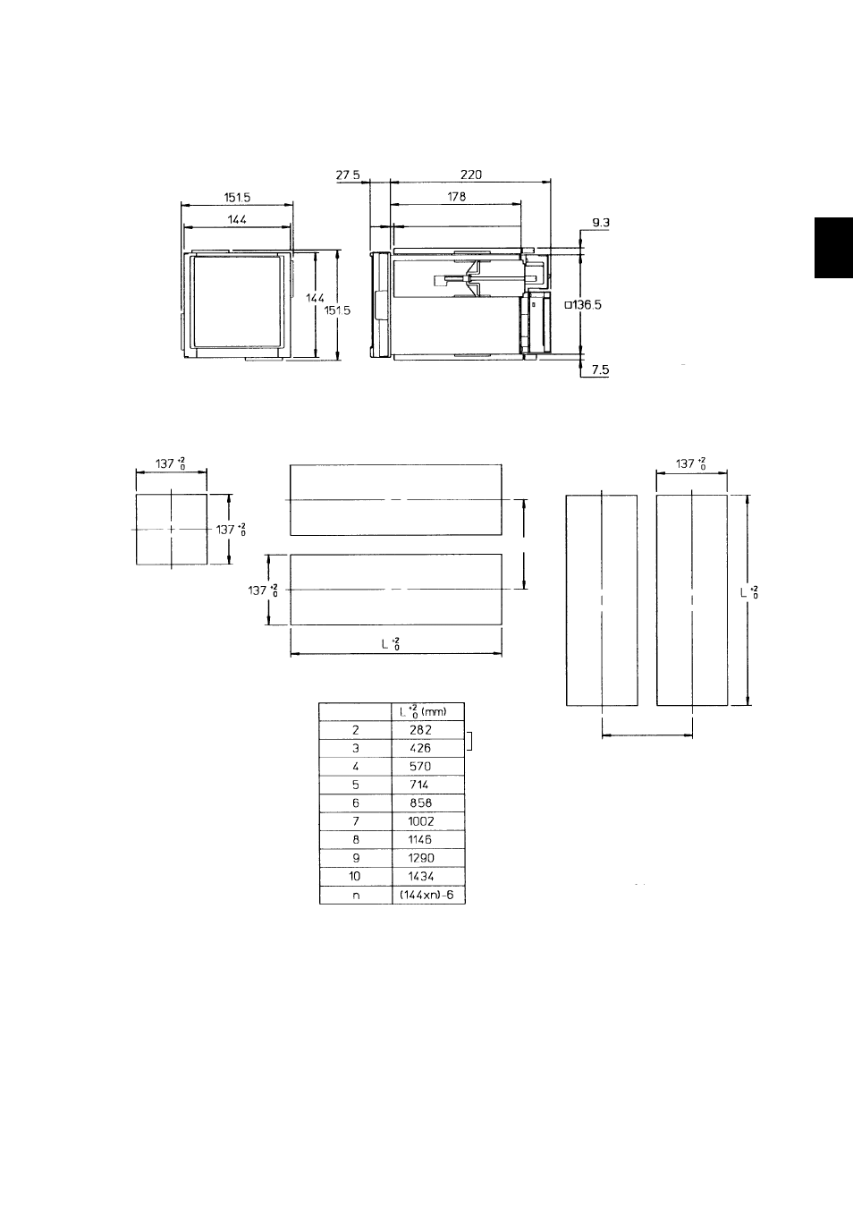 3 external dimensions | Omega RD260A User Manual | Page 15 / 97