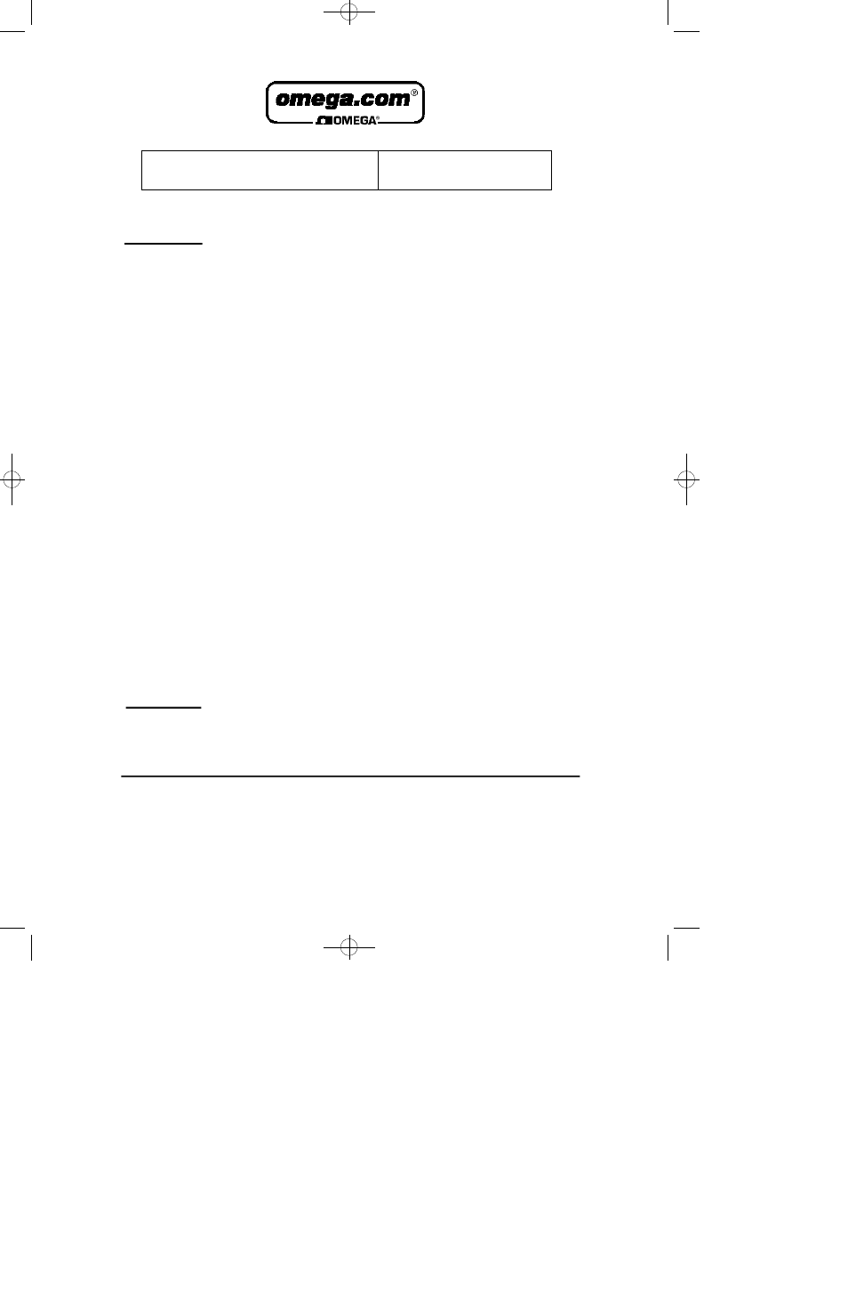 Servicing north america, For immediate technical or application assistance, Servicing europe | Omegane t | Omega RD260A User Manual | Page 2 / 97