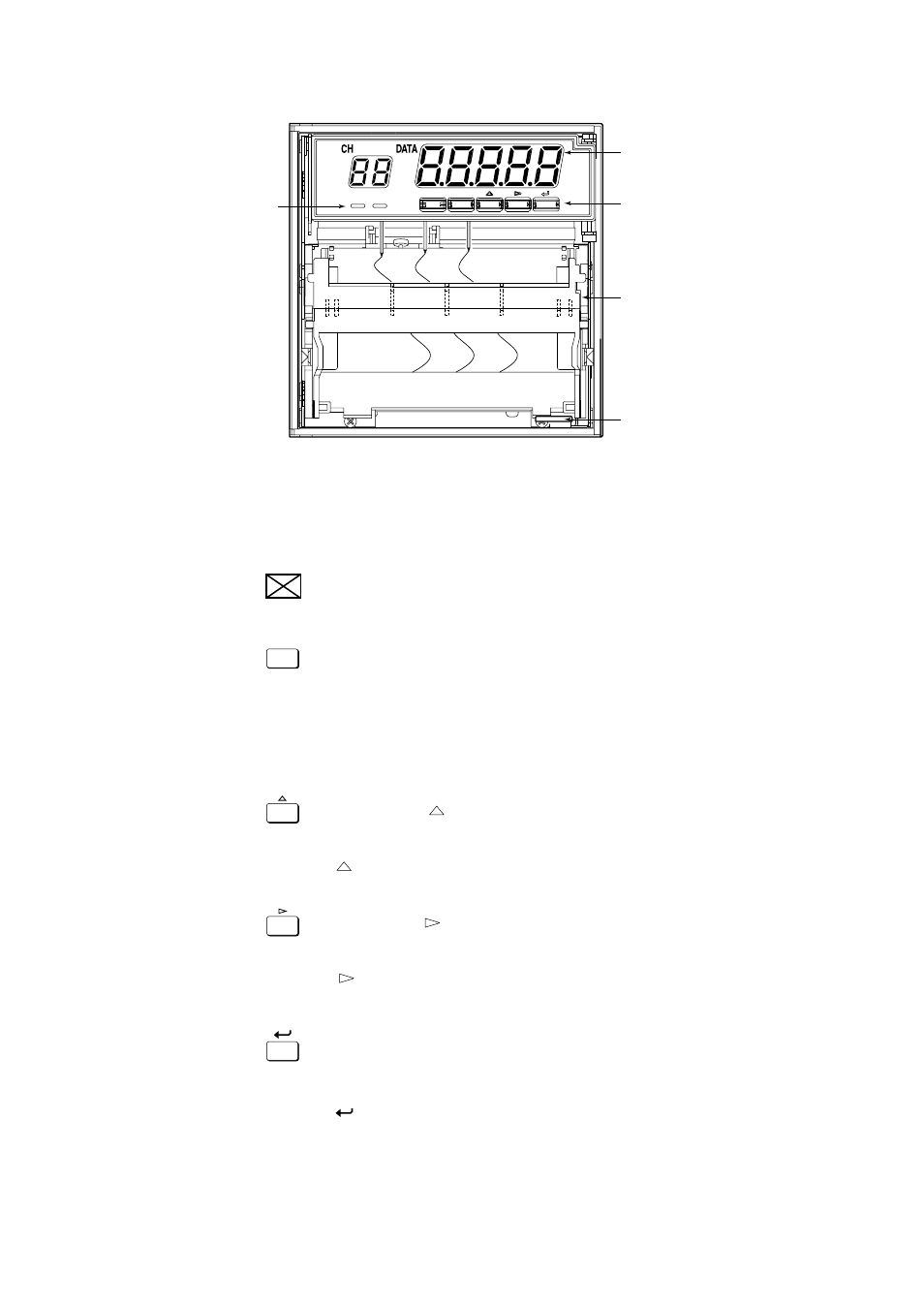 1 front panel | Omega RD260A User Manual | Page 23 / 97