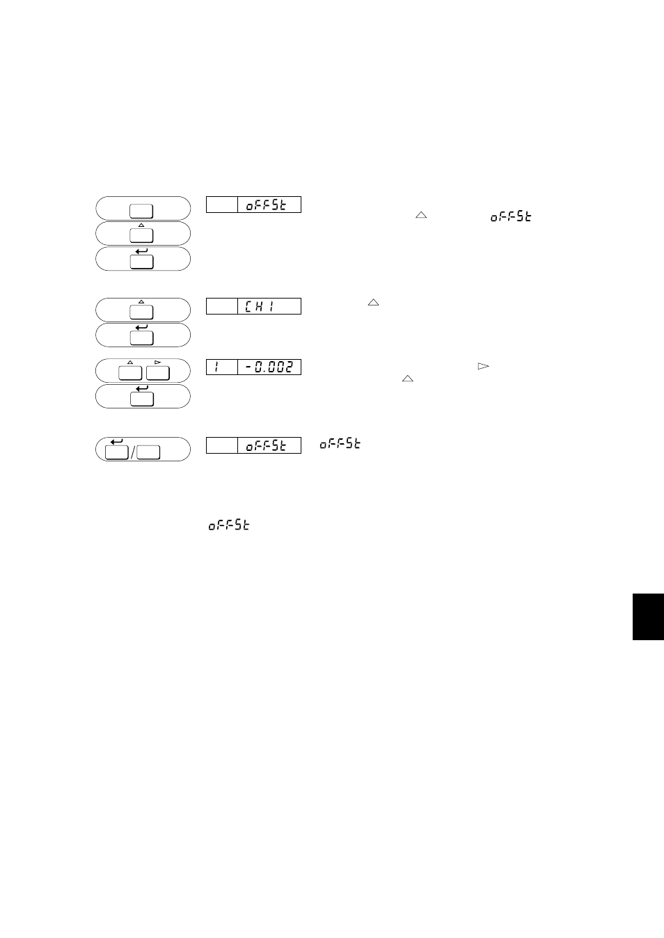 2 setting offsets (offst) | Omega RD260A User Manual | Page 62 / 97