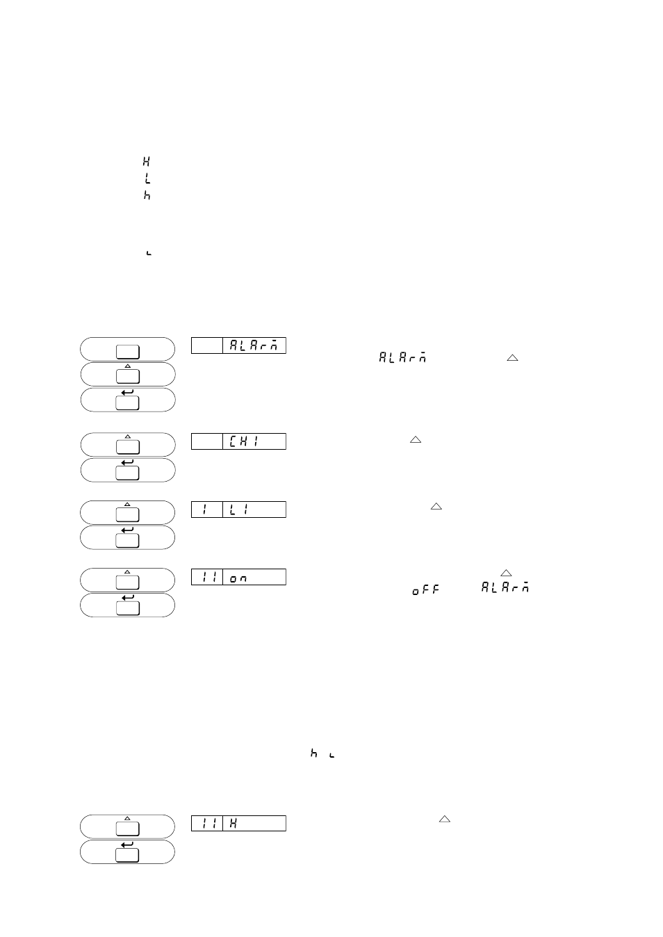 3 setting alarms (alarm) | Omega RD260A User Manual | Page 63 / 97