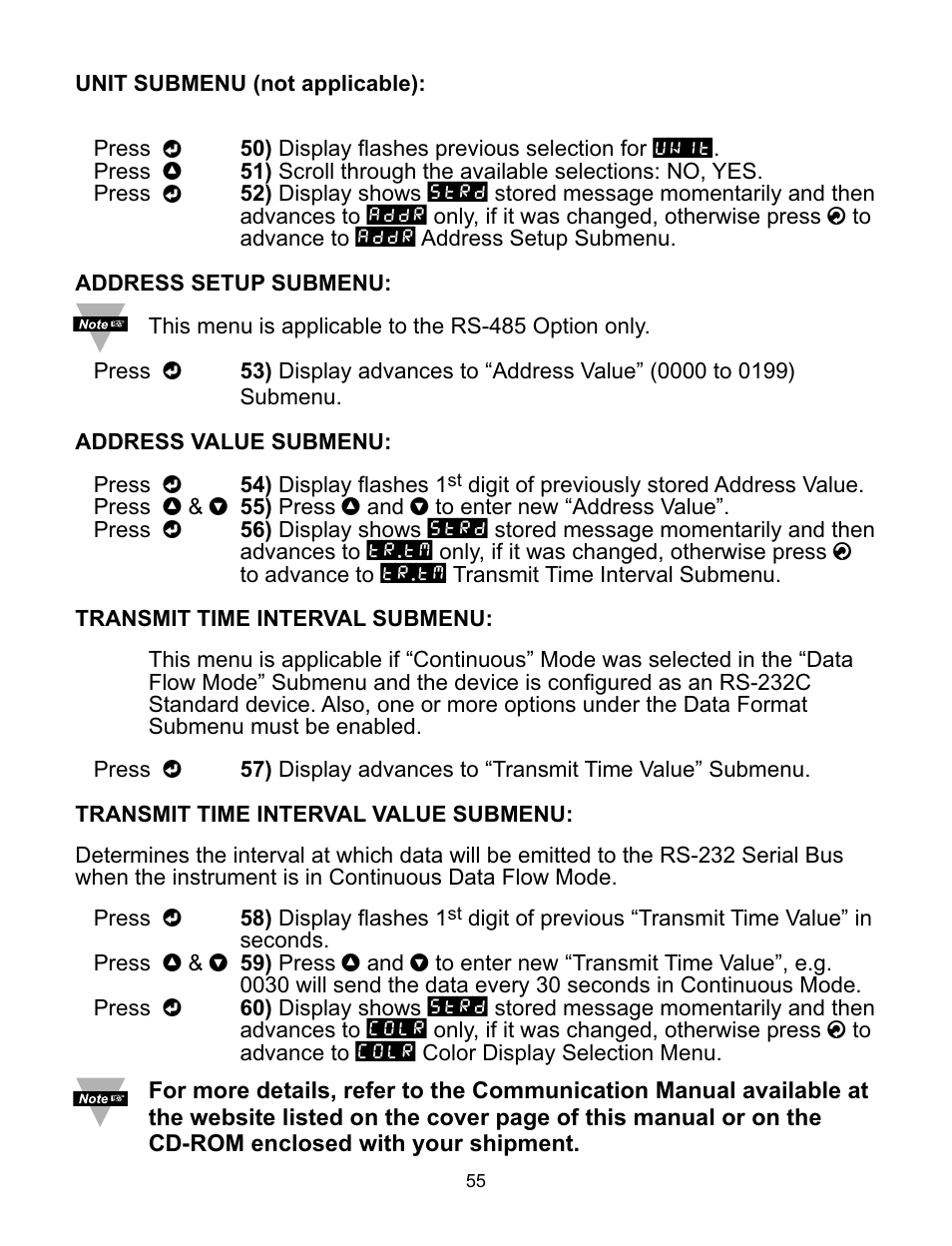 Omega CNiS8DV User Manual | Page 59 / 72