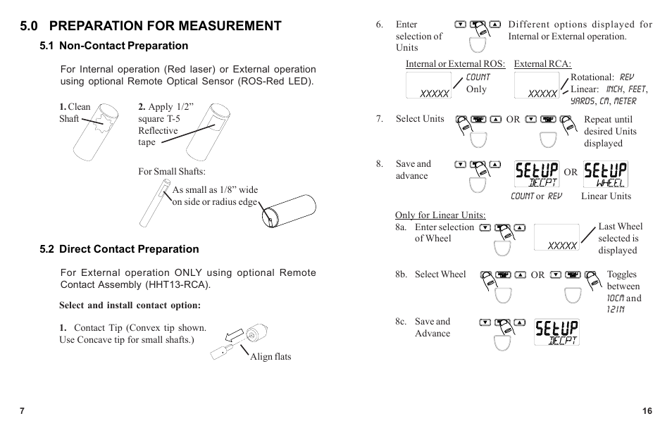 0 preparation for measurement | Omega HHT13 User Manual | Page 10 / 14