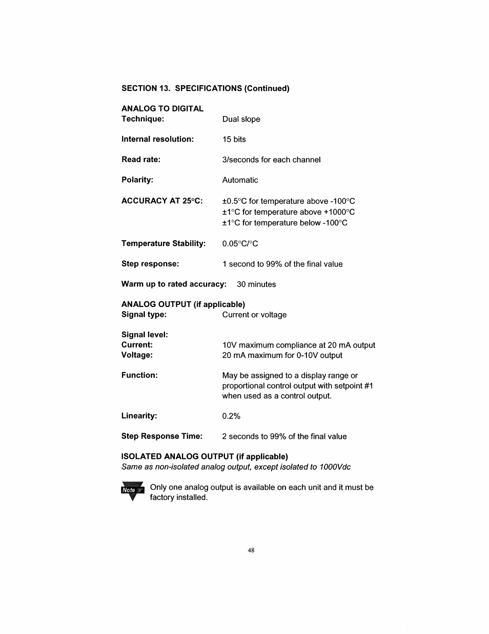 Omega DP26-TC User Manual | Page 56 / 62