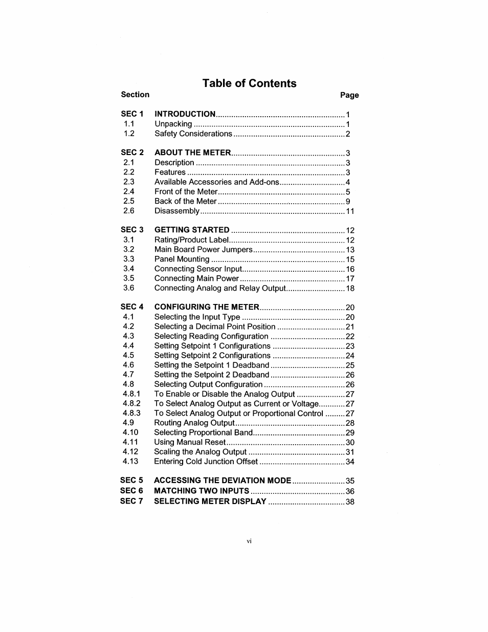 Omega DP26-TC User Manual | Page 6 / 62