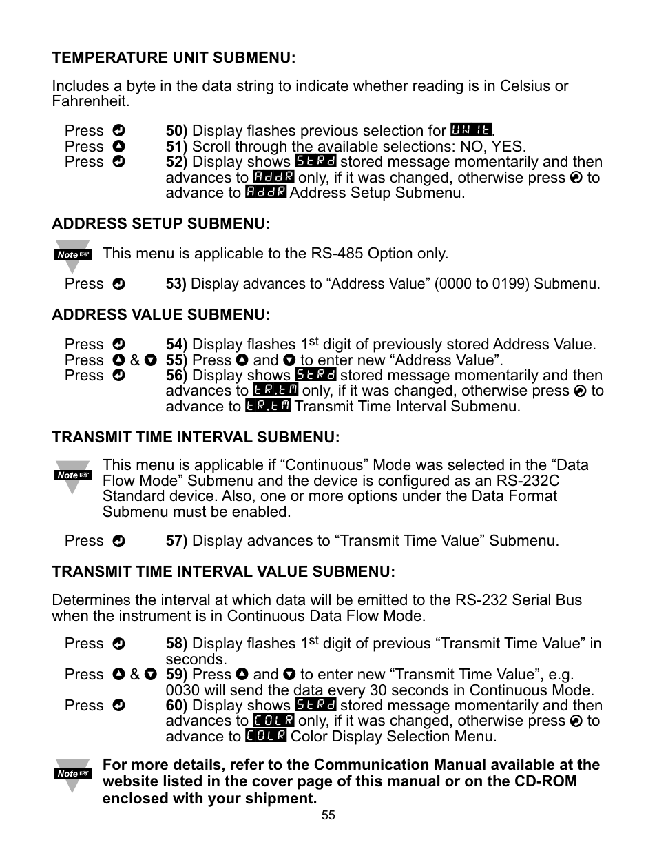 Omega ILD44-UTP User Manual | Page 59 / 71