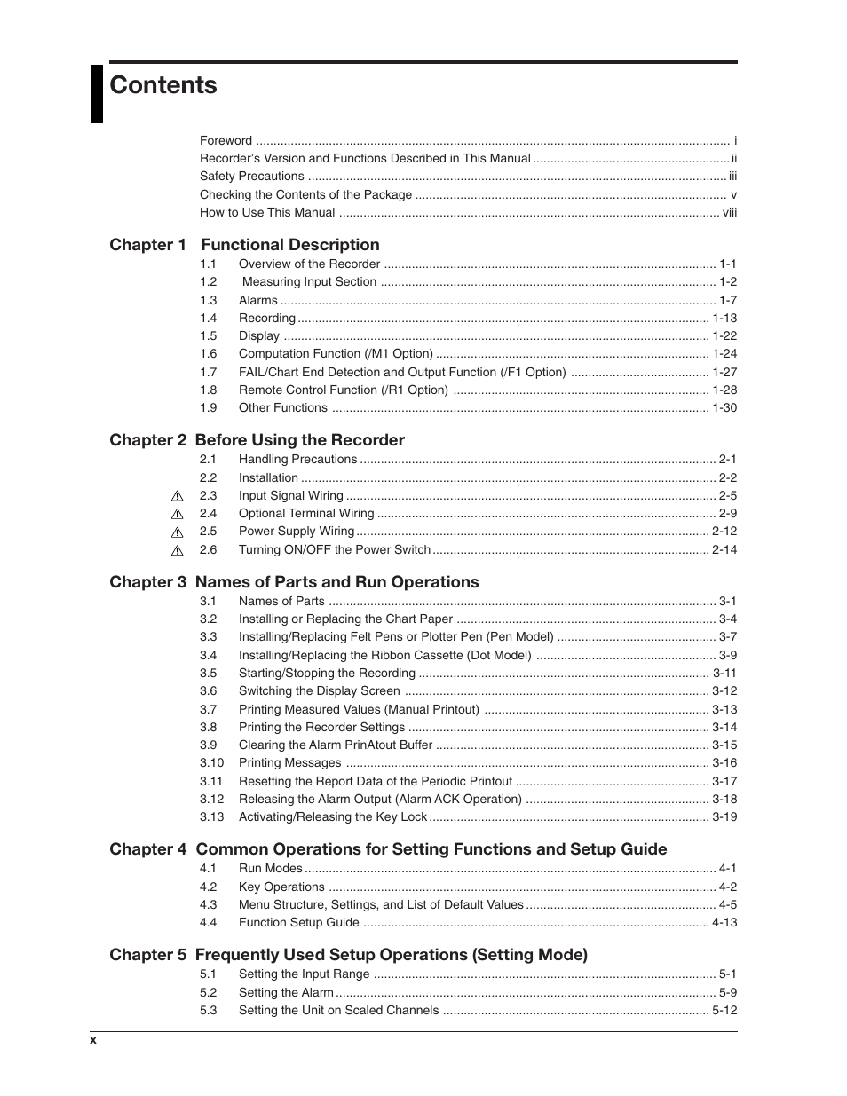 Omega RD100B User Manual | Page 12 / 234