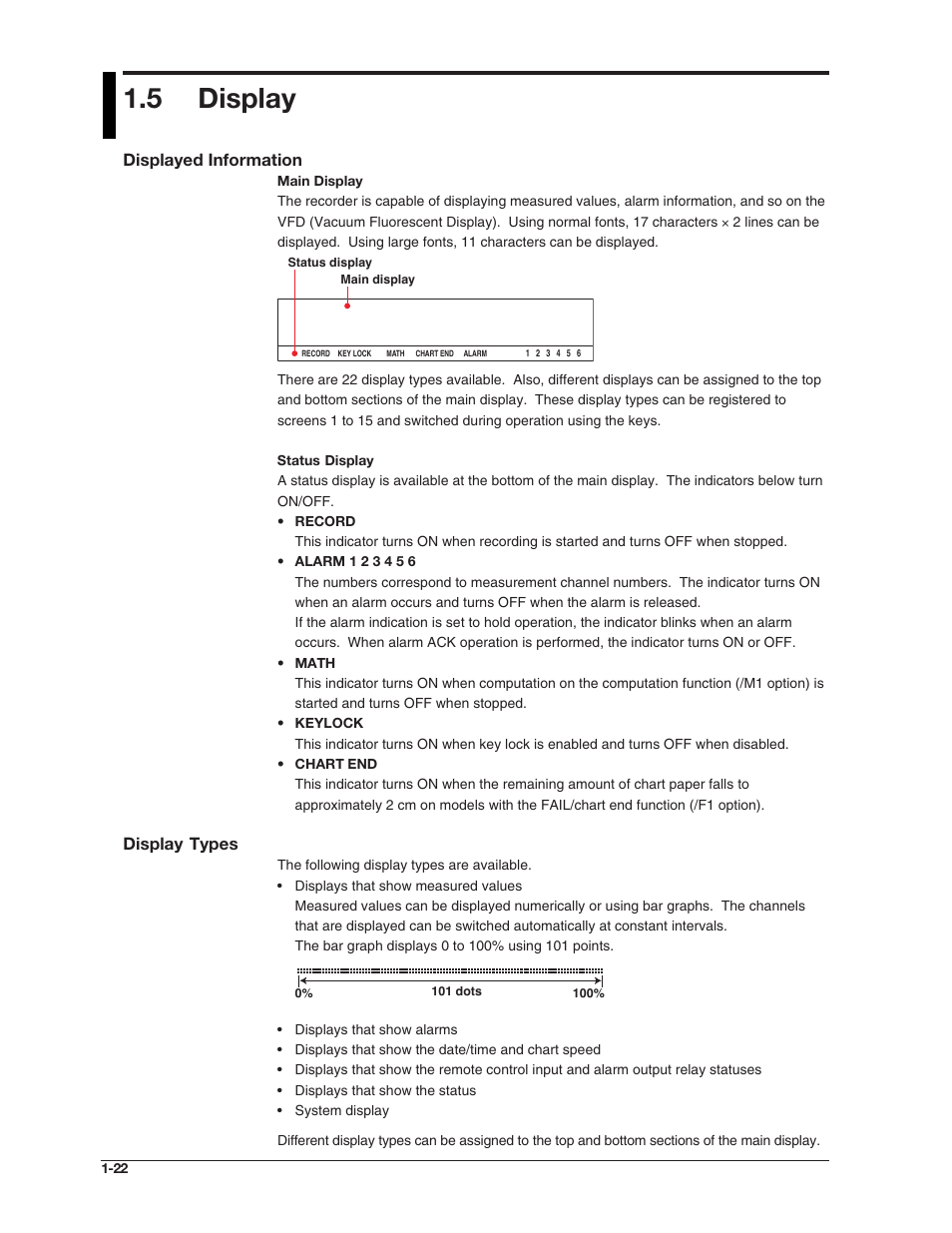 5 display | Omega RD100B User Manual | Page 36 / 234