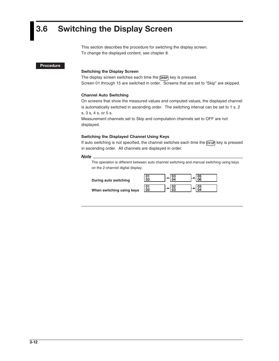 6 switching the display screen | Omega RD100B User Manual | Page 70 / 234