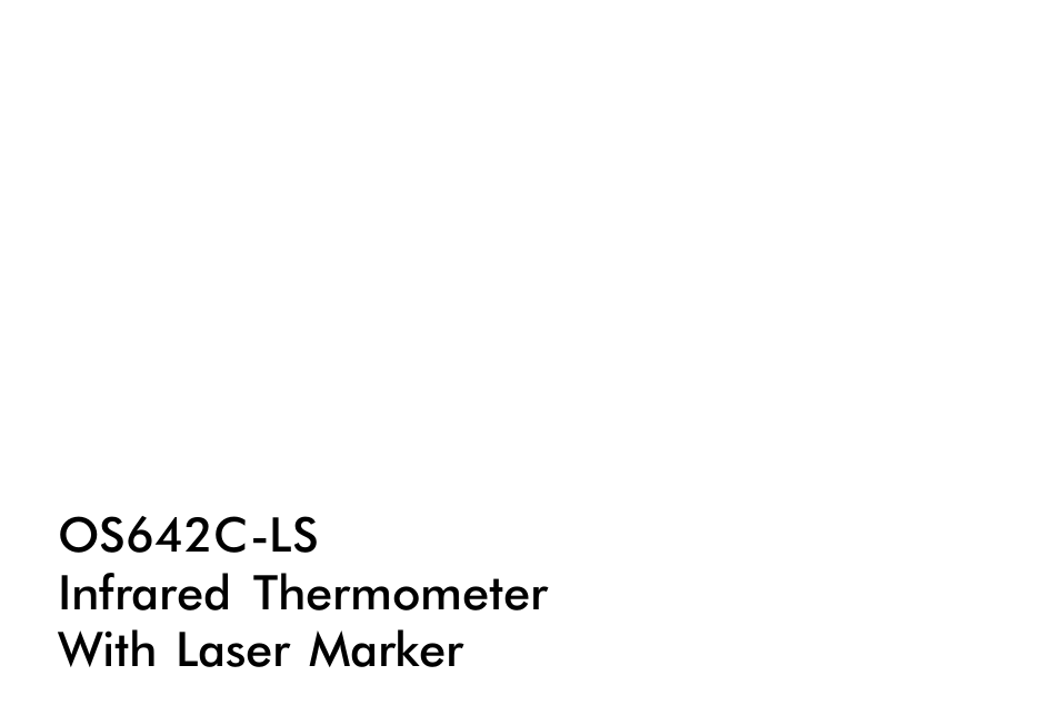 Omega OS642C-LS User Manual | 16 pages