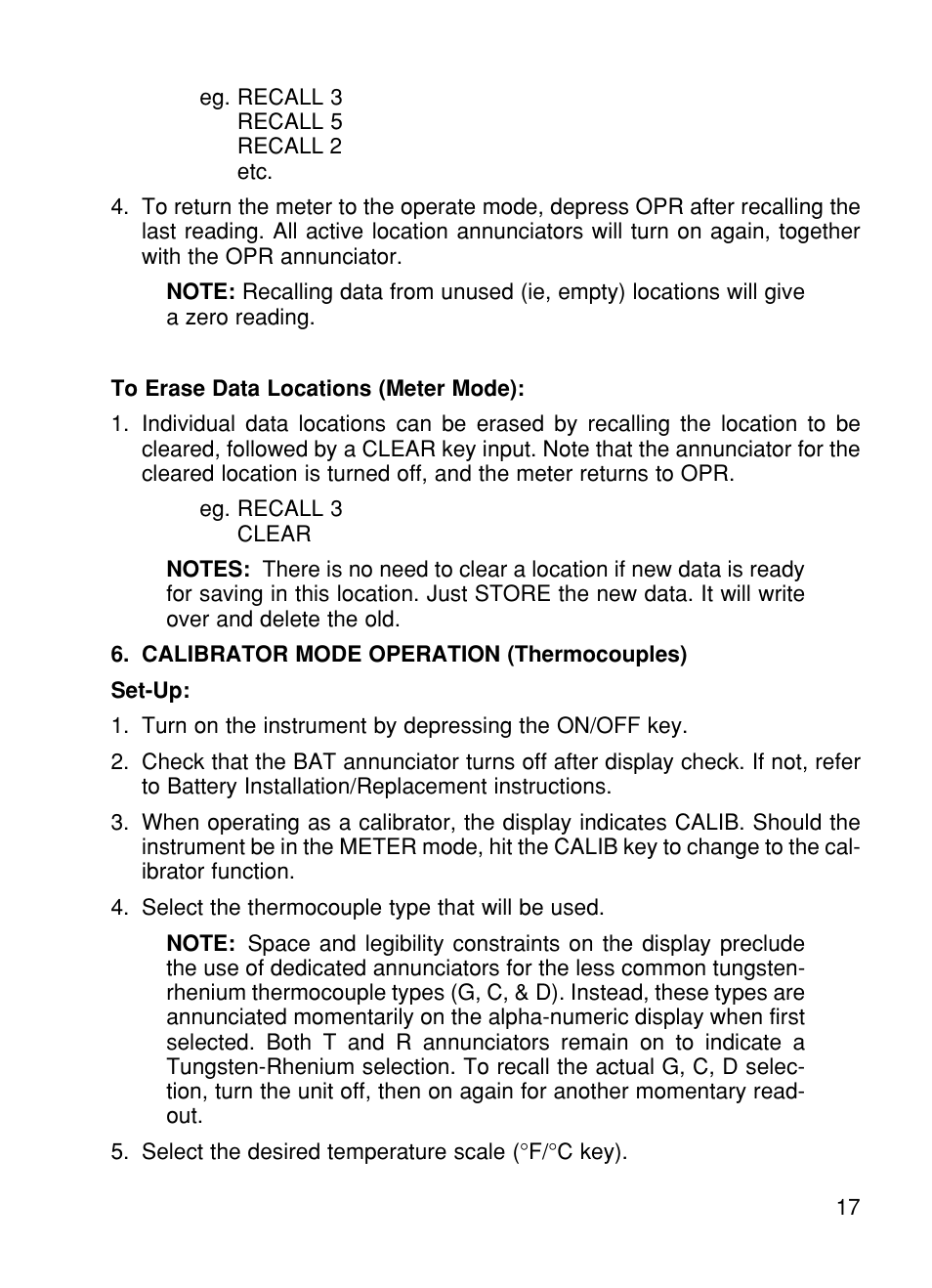 Omega CL27 User Manual | Page 19 / 46