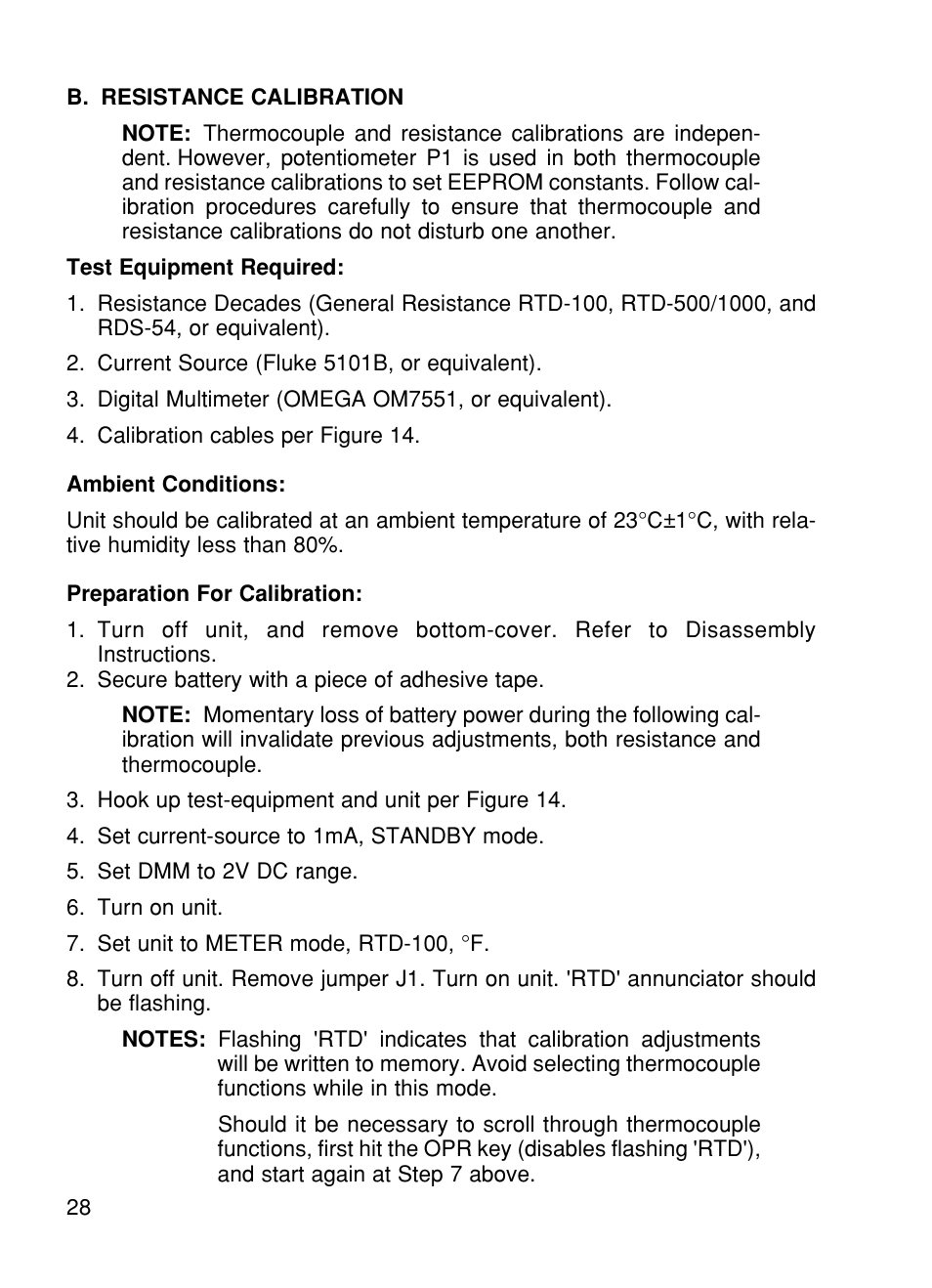 Omega CL27 User Manual | Page 30 / 46