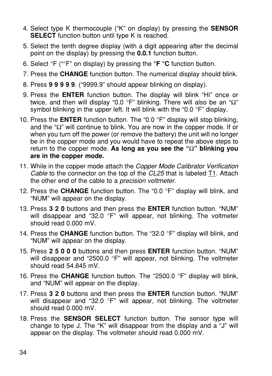Omega CL27 User Manual | Page 36 / 46