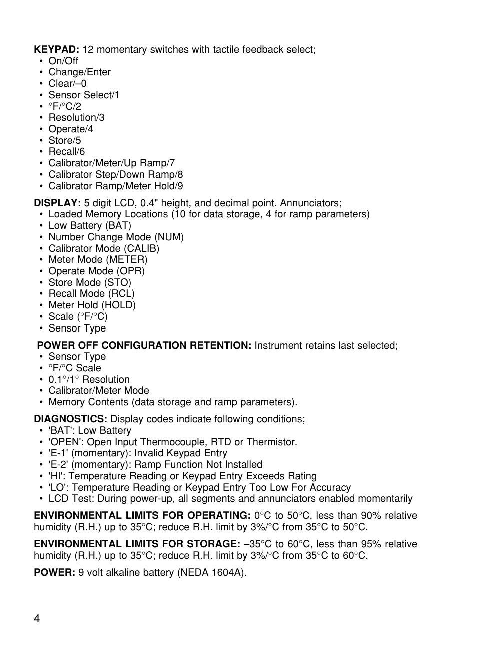 Omega CL27 User Manual | Page 6 / 46