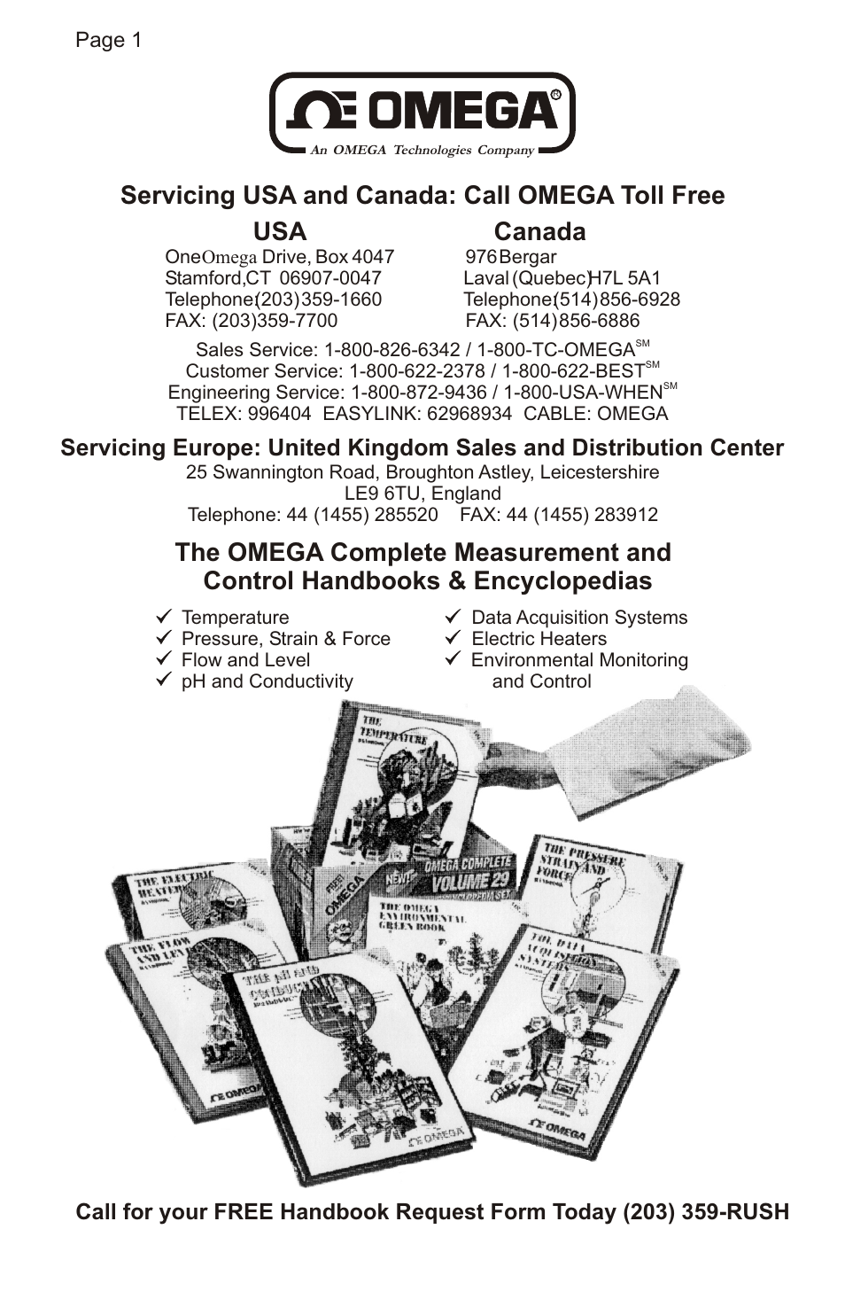 Caution | Omega FLOWMETER FL45200A User Manual | Page 2 / 8