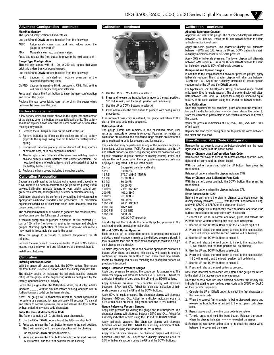 Omega DPG5600 User Manual | Page 3 / 4