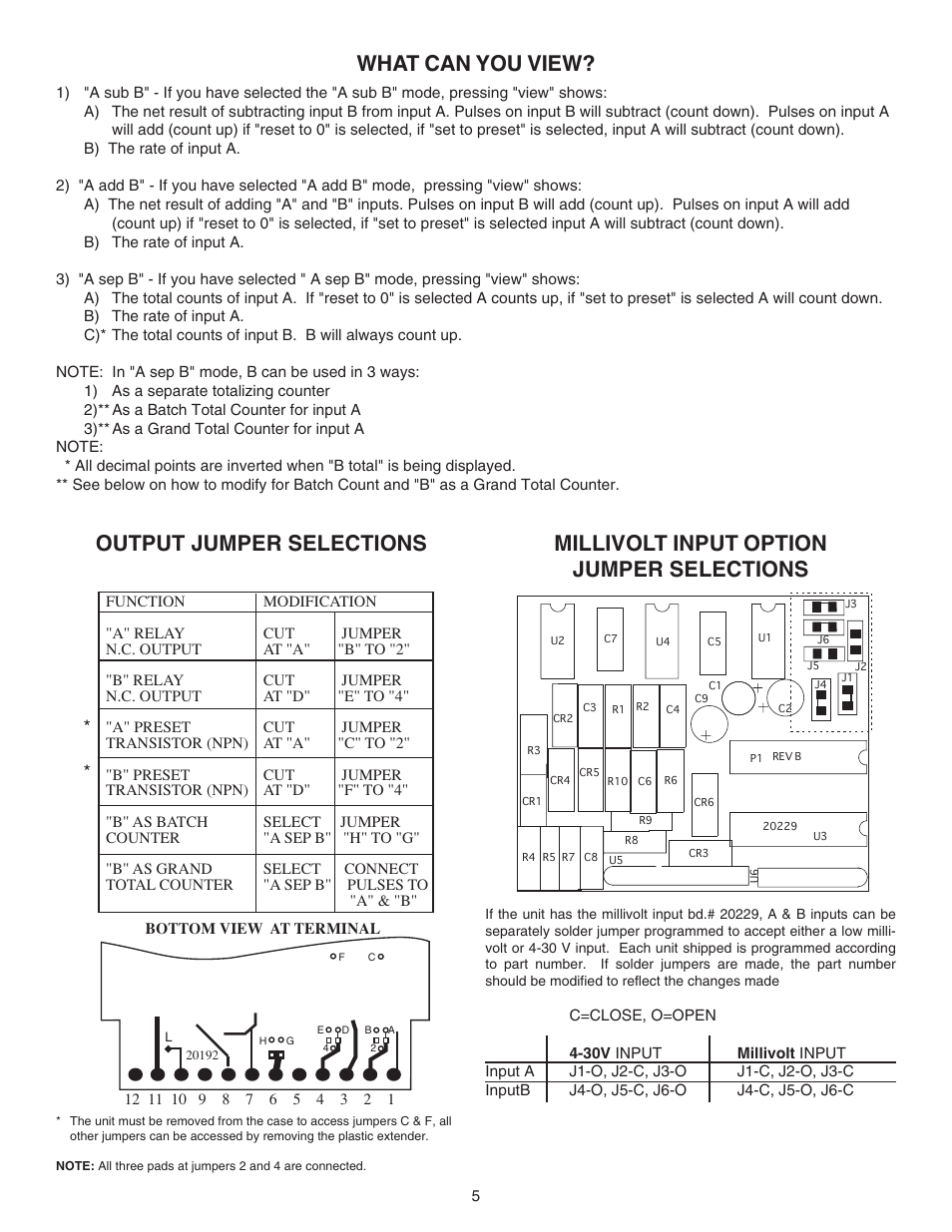 What can you view | Omega DPF76 User Manual | Page 10 / 30