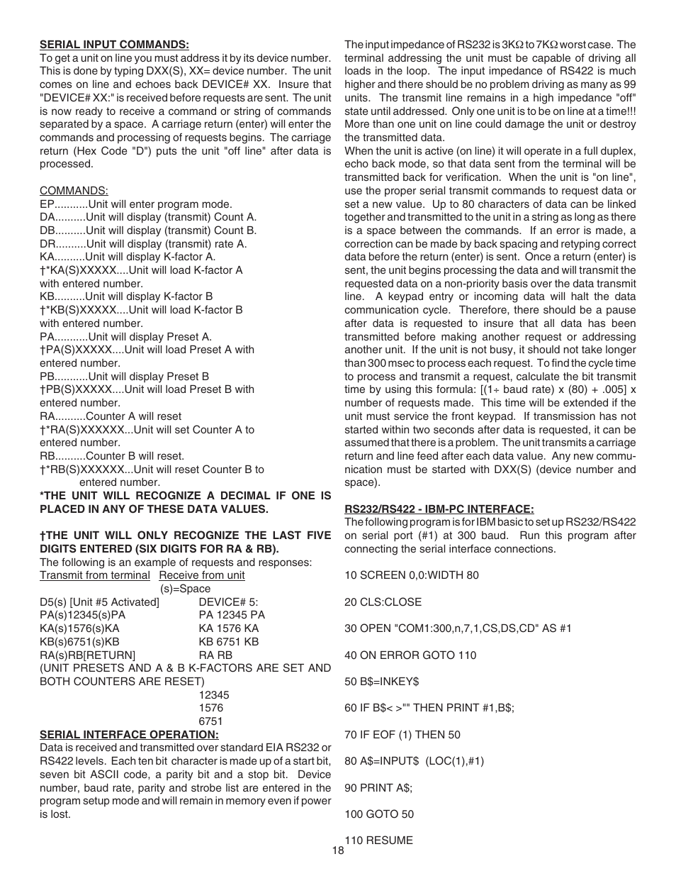 Omega DPF76 User Manual | Page 23 / 30