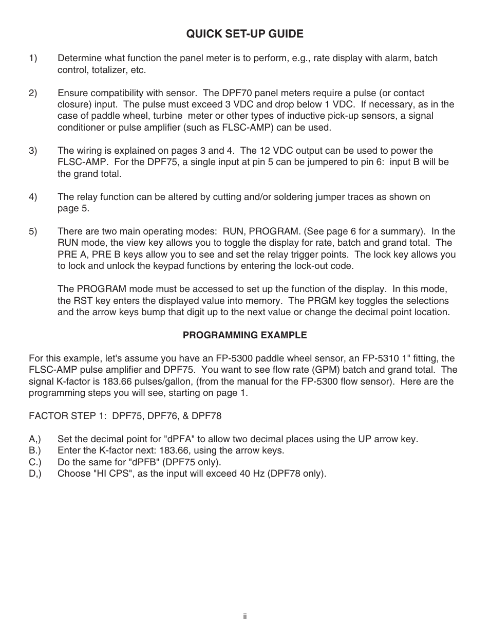 Omega DPF76 User Manual | Page 4 / 30