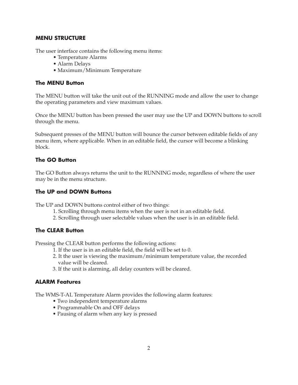 Omega WMS-T-AL User Manual | Page 4 / 10