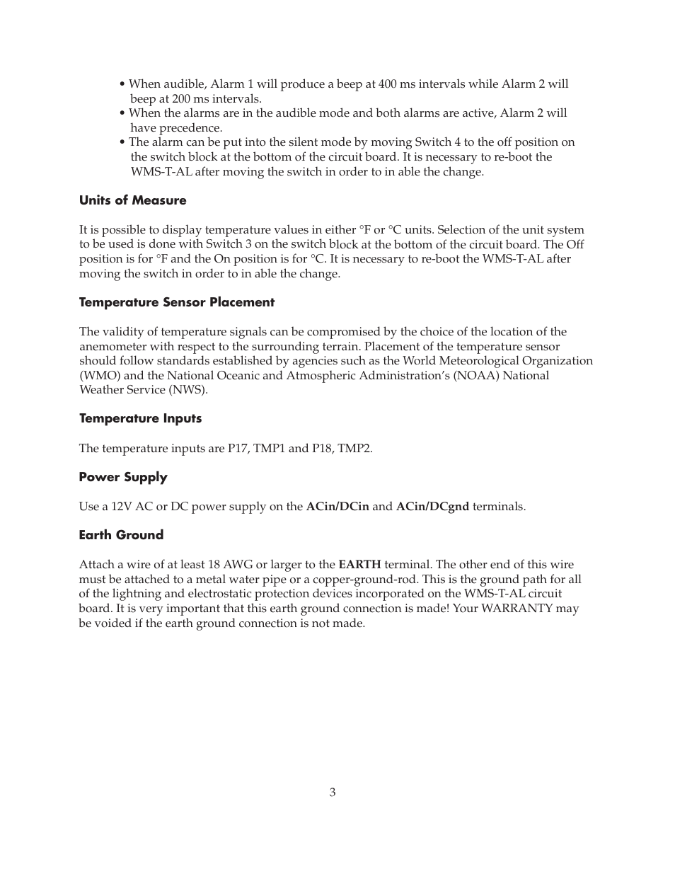 Omega WMS-T-AL User Manual | Page 5 / 10