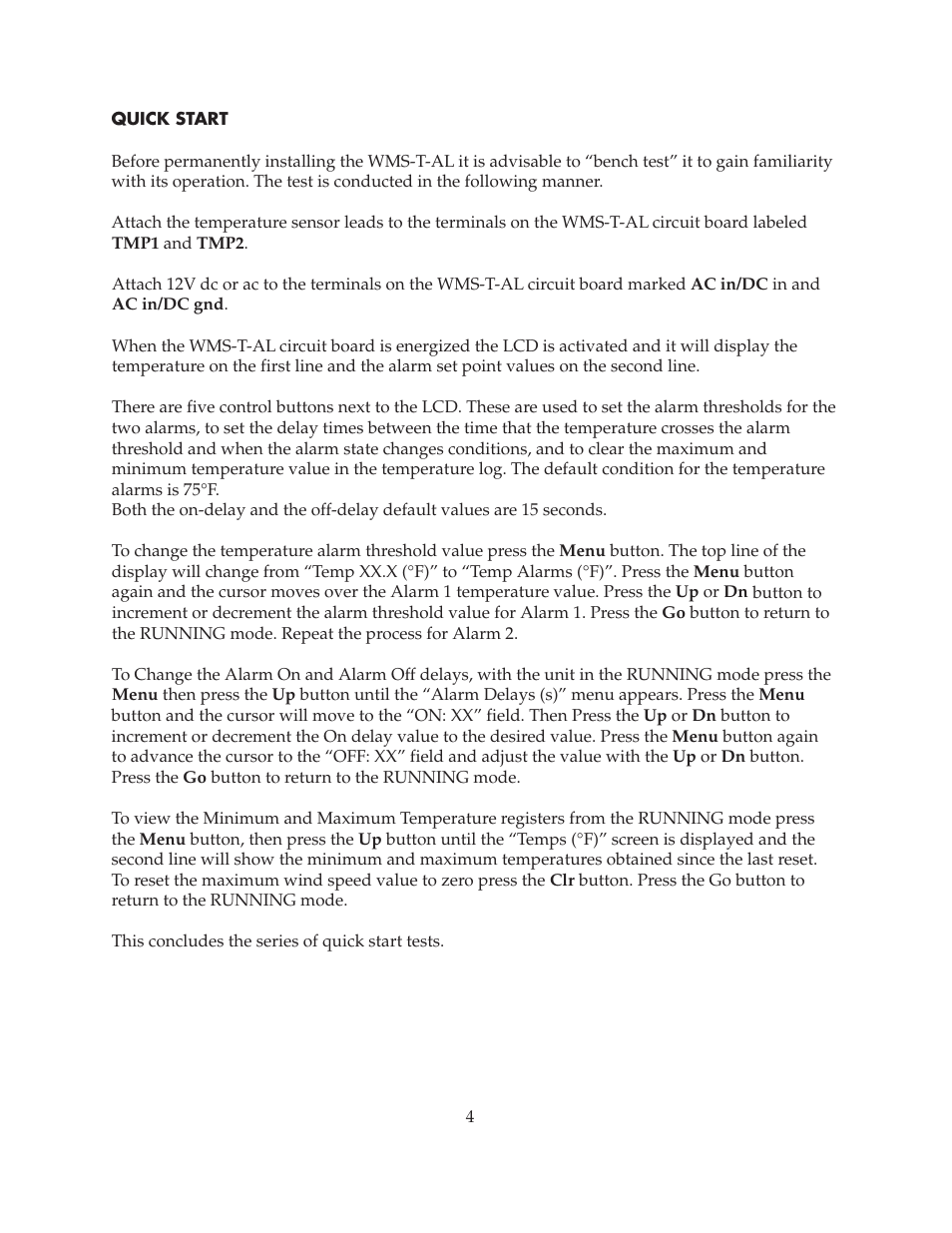 Omega WMS-T-AL User Manual | Page 6 / 10