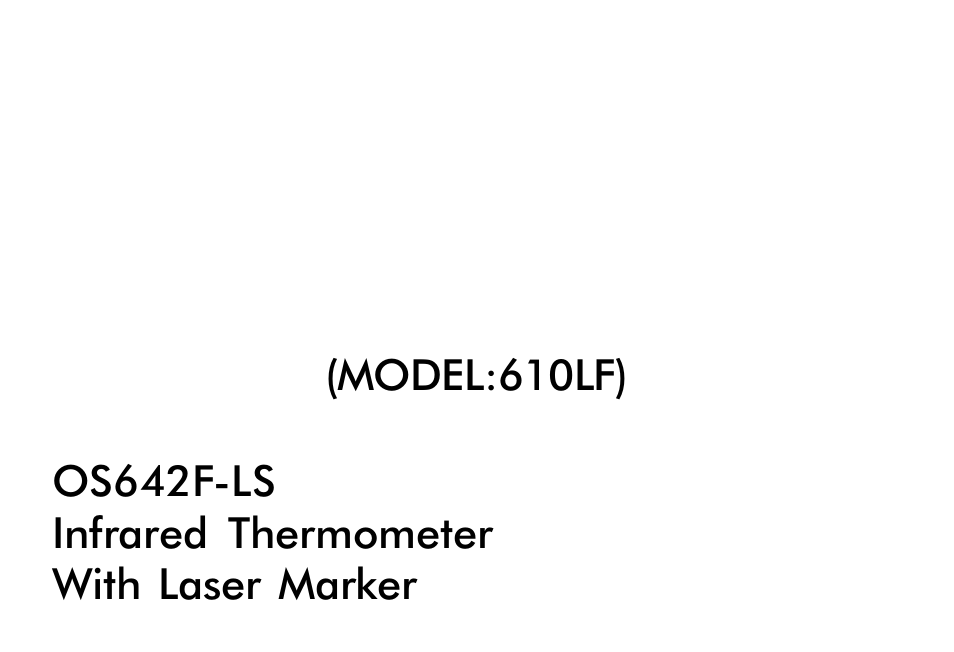 Omega OS642F-LS User Manual | 16 pages